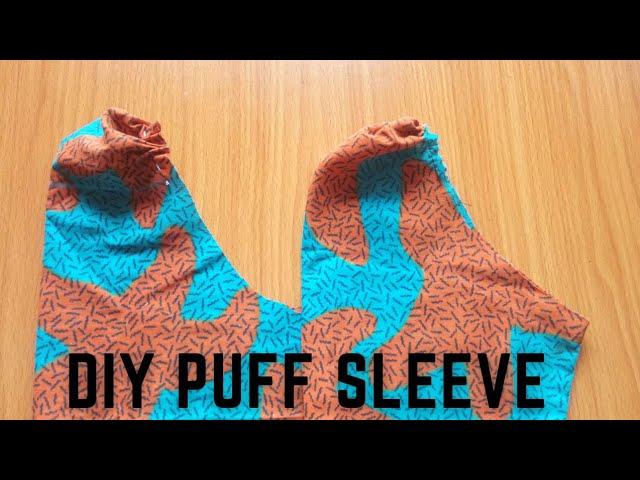 How to make a puff sleeve// Diy puff sleeve// gathered puff sleeve // pleated puff sleeve.