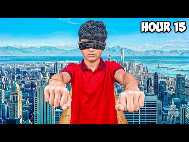 I Spend 24 Hours Blind folded!