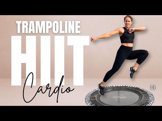 30 MIN Rebounding HIIT Workout | At Home Fat Burning CARDIO Mini Trampoline