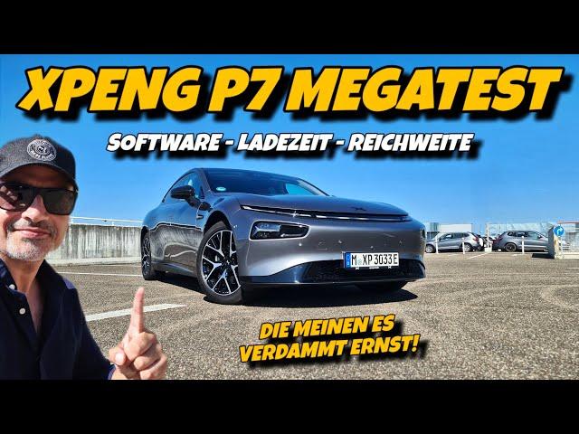 Elektroauto XPeng P7 Megatest. Elektroauto mit top Preis Leistung.