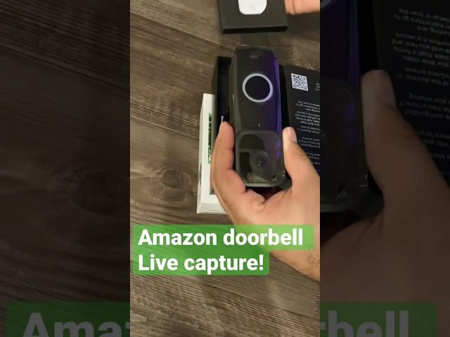 Amazon video doorbell