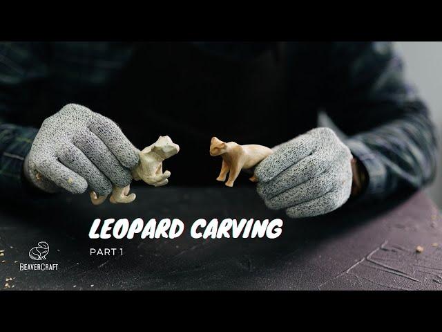 Wood Carving Ideas - Leopard Carving Part 1