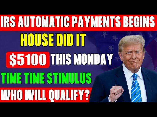 $5,100 Two-Time IRS Stimulus Checks for Social Security & SSDI - Coming This Monday!
