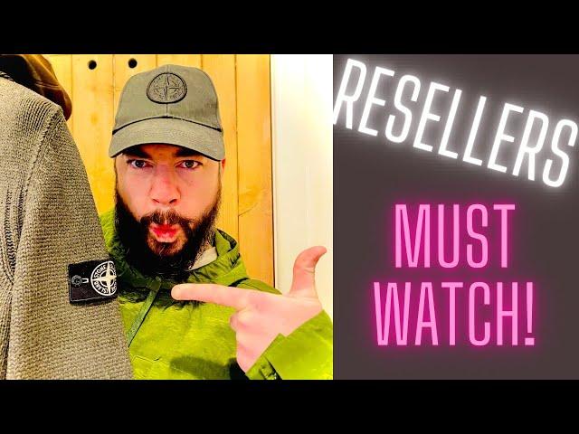 Resellers! Reselling Stone Island! Must watch! Grow your collection and make some money.