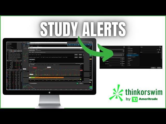 How to Create Study Alerts in ThinkorSwim