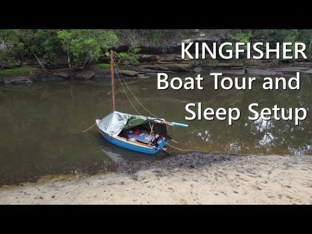 Ep 11. Boat Tour and Sleep Setup in an 11 foot 3 inch Heron. Now with packing list link.