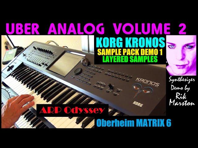 Korg Kronos Uber Analog Volume 2 Sample Pack Demo 1 OB Sequential ARP Rik Marston