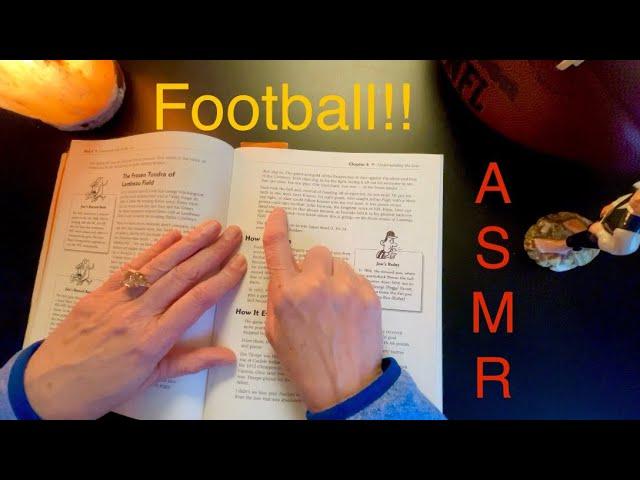 Let’s Talk a Little Football - No Frills ASMR Book Flip, Page Turning