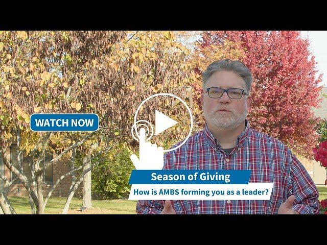 Kyle Schlabach — Season of Giving 2024 | Anabaptist Mennonite Biblical Seminary
