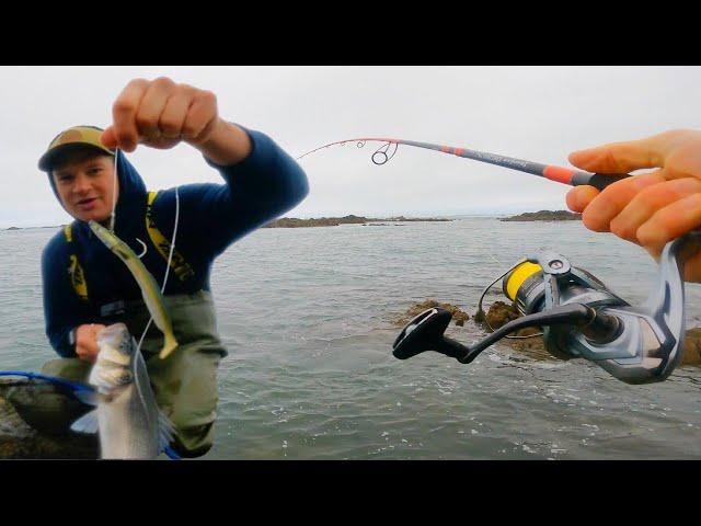 Lure Fishing For Bass From the Rocks | UK Bass Fishing | Selecting the Right lure For the Situation