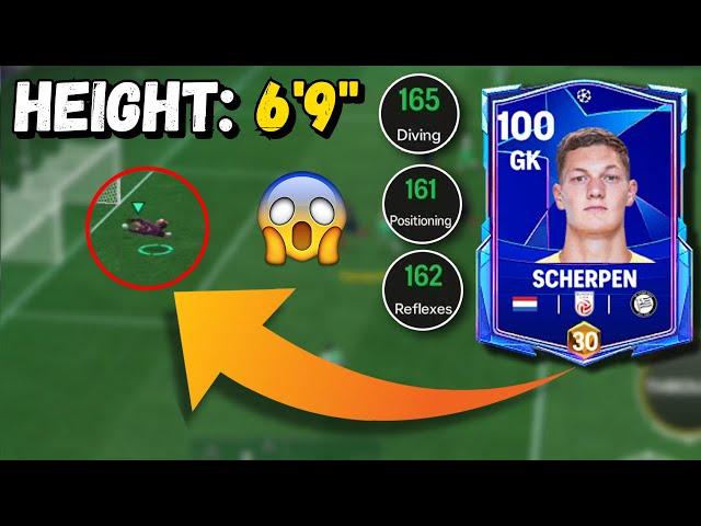 I MAXED RATED the TALLEST Goalkeeper in FC Mobile 25 –KJELL SCHERPEN PLAYER REVIEW! INSANE GK! 