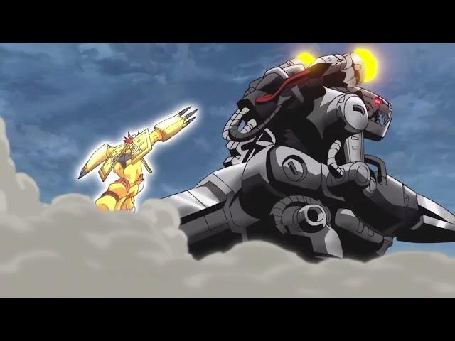 Digimon Adventure 2020 (ENGLISH DUB) Wargreymon vs Machinedramon  - Part 1