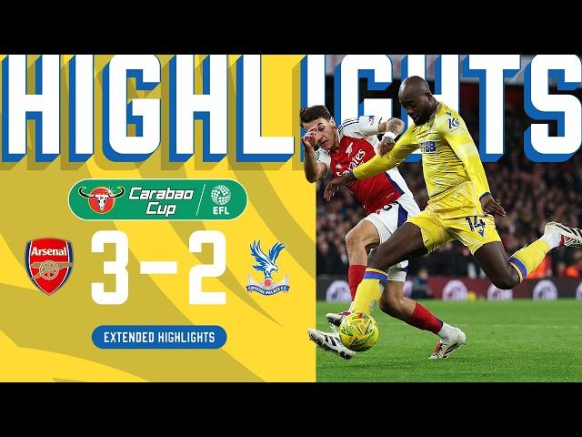 Nketiah Scores BRILLIANT HEADER in Arsenal Defeat | Arsenal 3-2 Crystal Palace | EXTENDED HIGHLIGHTS