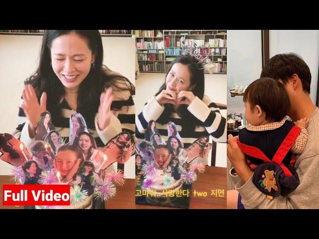 FULL VIDEO of Son Ye-jin's Birthday Celebration with her Husband Hyun Bin and Son Alkong! Happy Bday