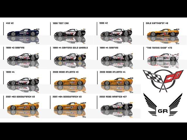 GOLD3N's Corvette C5.R Skin Pack Update v2.5.0 | Assetto Corsa