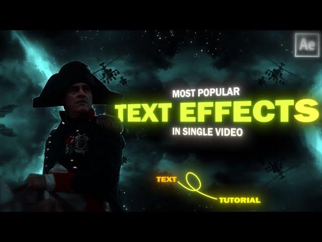 Tiktok Text Effects tutorial ;after effects