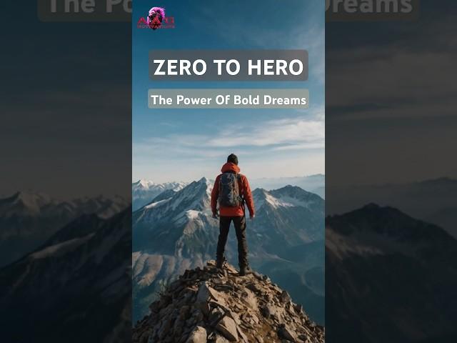 From Zero to Hero🫵 | The Power of Bold Dreams| @Xsparkmotivation #shorts #shortsviral #trending