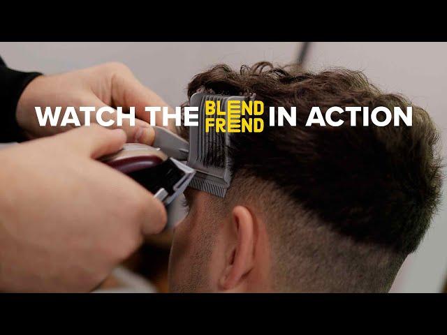 HOW TO FADE HAIR FROM HOME | SEEN BY MILLIONS! | BLEND HAIR LIKE A PRO WITH THE BLEND FREND