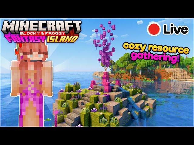 cozy resource gathering on Fantasy Island! | Fantasy Island Livestream 01