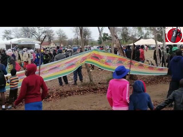 Watch ZANUPF supporters who were promised to get maize & farming seeds in Mwenezi Rutenga Rally.