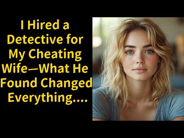 I Hired a Detective for My Cheating Wife—What He Found Changed Everything....