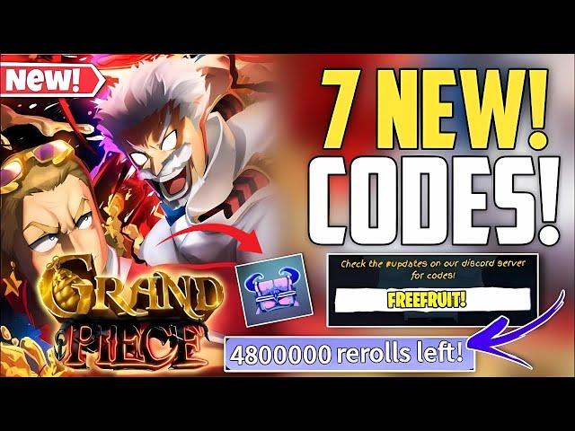  UPDATED  ROBLOX GPO CODES - CODES FOR GPO - GRAND PIECE ONLINE CODES