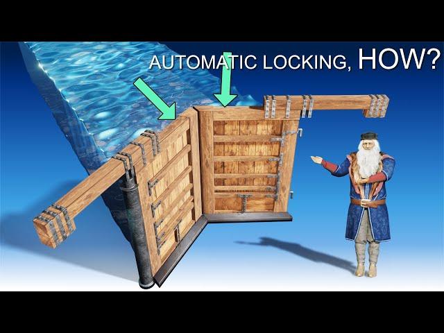 Leonardo da Vinci's GENIUS invention - Miter Locks