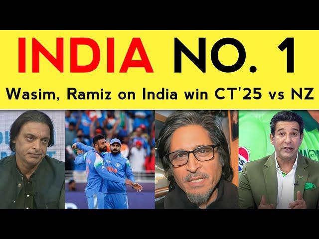 Pak Media Crying on India win by 44 runs today vs NZ |on IND vs NZ |shoaib akhtar, Ramiz Speaks