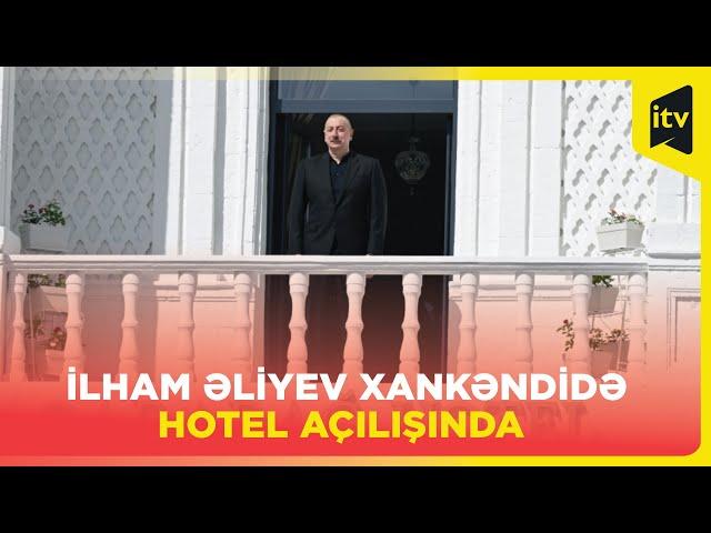 Xankəndidə əsaslı təmir və bərpadan sonra “Qarabağ” hotelinin açılışı olub