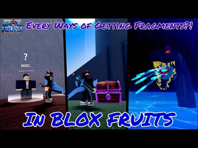 (Blox Fruits) Every Ways of getting Fragments in BLOX FRUITS!!