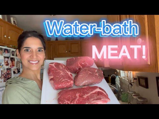 Amish canning part 4- Water bath meat!