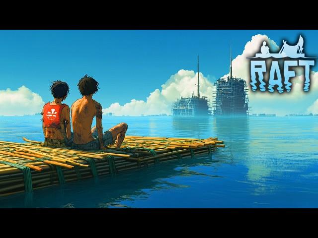 WE ARRIVED AT THE SUNKEN CITY | Raft Co-Op Ep. 11