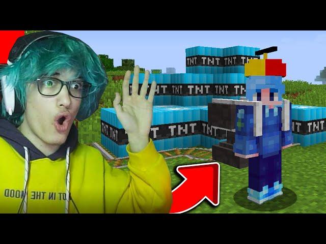 Minecraft'ta Şaka Modu İle Arkadaşımı Trolledim