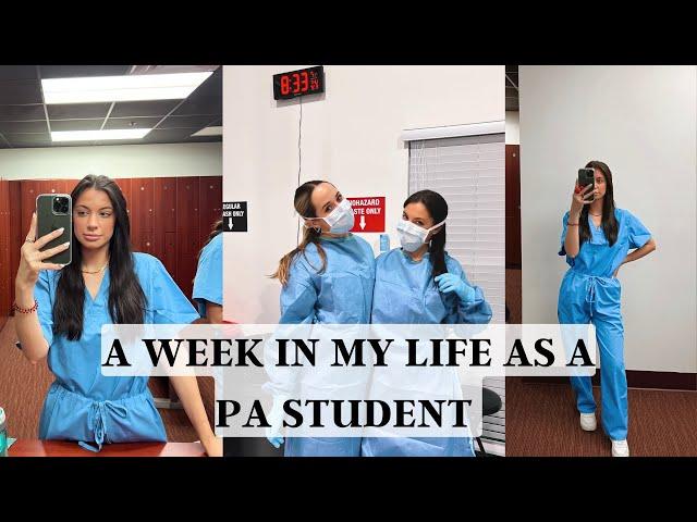 A WEEK IN MY LIFE AS A PA STUDENT | Huge exam week, ALE, OSCE, Surgery practical, Study tips+more