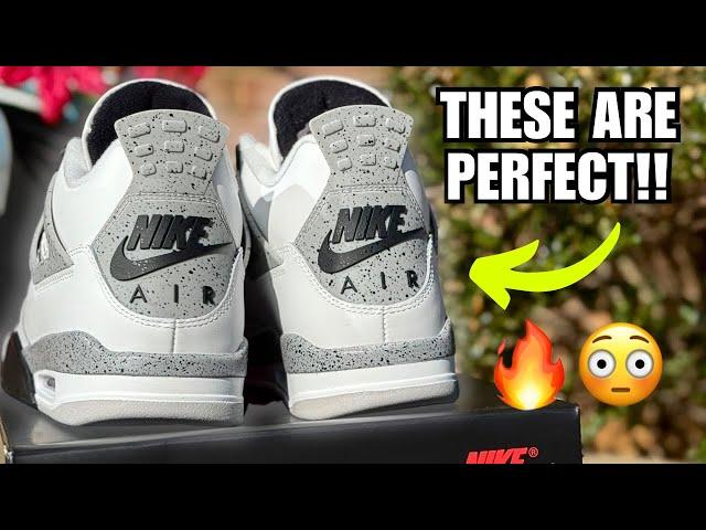 RETURN OF THE CLASSIC! WHITE CEMENT AIR JORDAN 4 2025 REVIEW