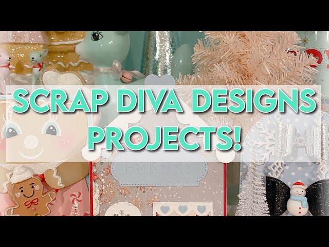 New and festive projects with Scrap Diva Designs! ️ ️ 