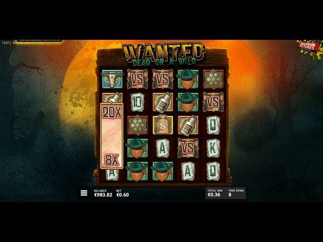 5 VS SYMBOLS ON WANTED DEAD OR A WILD!! FINALLY MAX WIN!!!!!