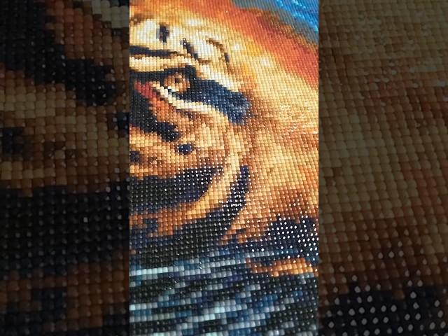 Алмазная мозаика Тигр  Жду ваши отчёты в @diamondpai  #diamondpainting #сп #алмазнаявышивка #тигры