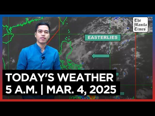 Today's Weather, 5 A.M. | Mar. 4, 2025