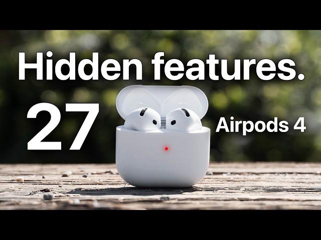 27+ Useful AirPods 4 Features You're not using!