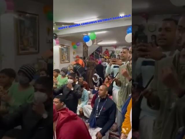 HARI BOL! CELEBRATED HG RASRAJ  PRJI'S BIRTHDAY  IN BER SARAI BACE