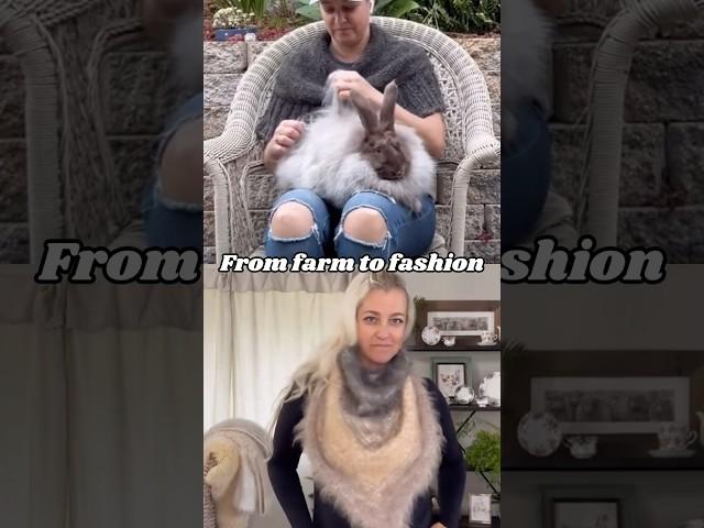 Farm to Fashion | How I Turn Angora Rabbit Fiber into Yarn  #diy #petslover #bunnies