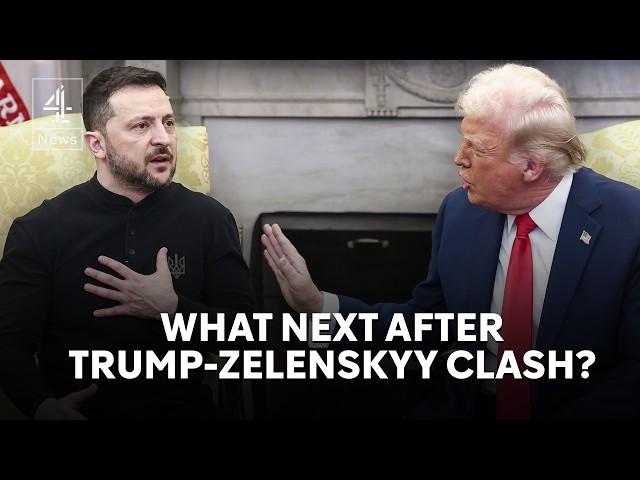 Trump and Zelenskyy clash in angry White House meeting