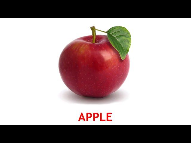 Learn Fruits Flashcards For Kids With Test - SmartKidsTV | Full HD 1080p