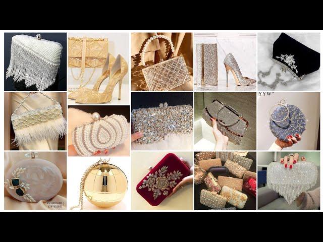 #trendy luxury clutch purse bags design 2023-2024 / Prom clutch ideas / wedding clutch designs