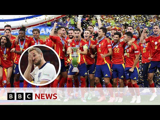 Spain beat England to win Euro 2024 | BBC News