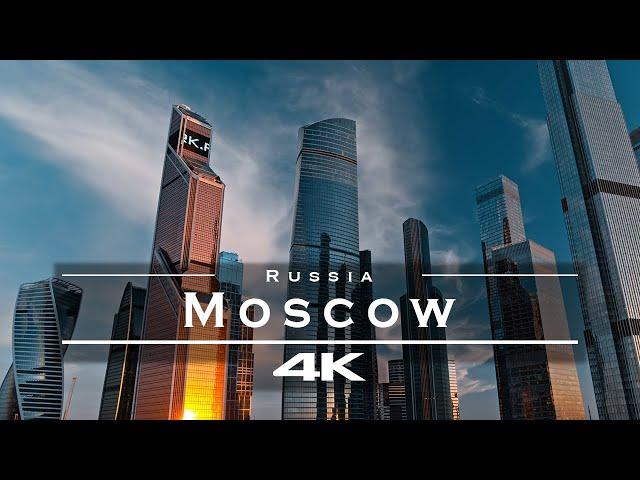 Moscow, Russia  - by drone [4K]