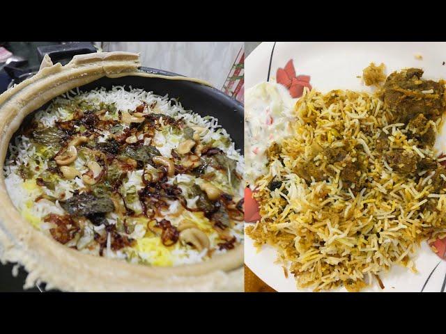 হায়দ্রাবাদি দম বিরিয়ানি সাথে রায়তা | FULL RECIPE | বাবা আবার চমকে দিল | HYDERABADI DUM BIRYANI