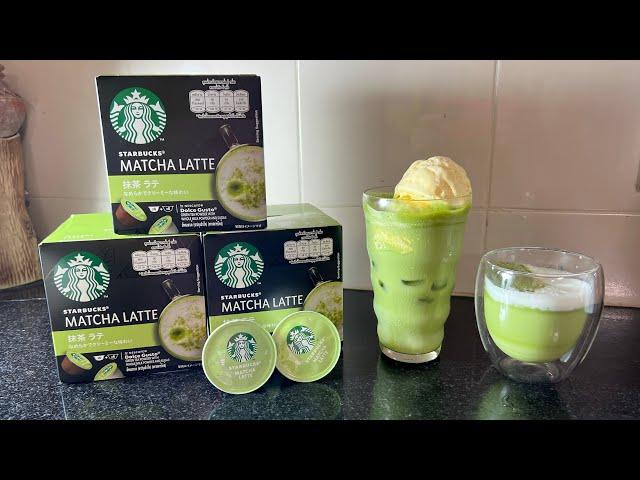 Matcha Latte & Matcha Latte with ice cream | Dolce Gusto