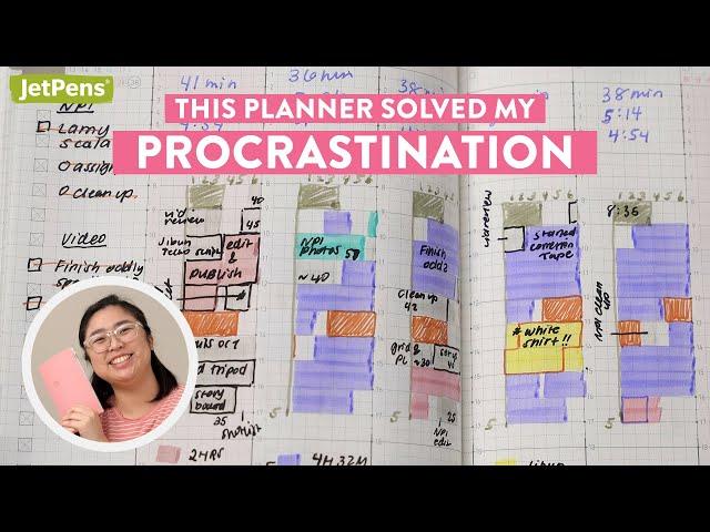 Chronic Procrastinator Tracks Her Time ⏰ | How Ann uses the Kokuyo Jibun Techo Planner 